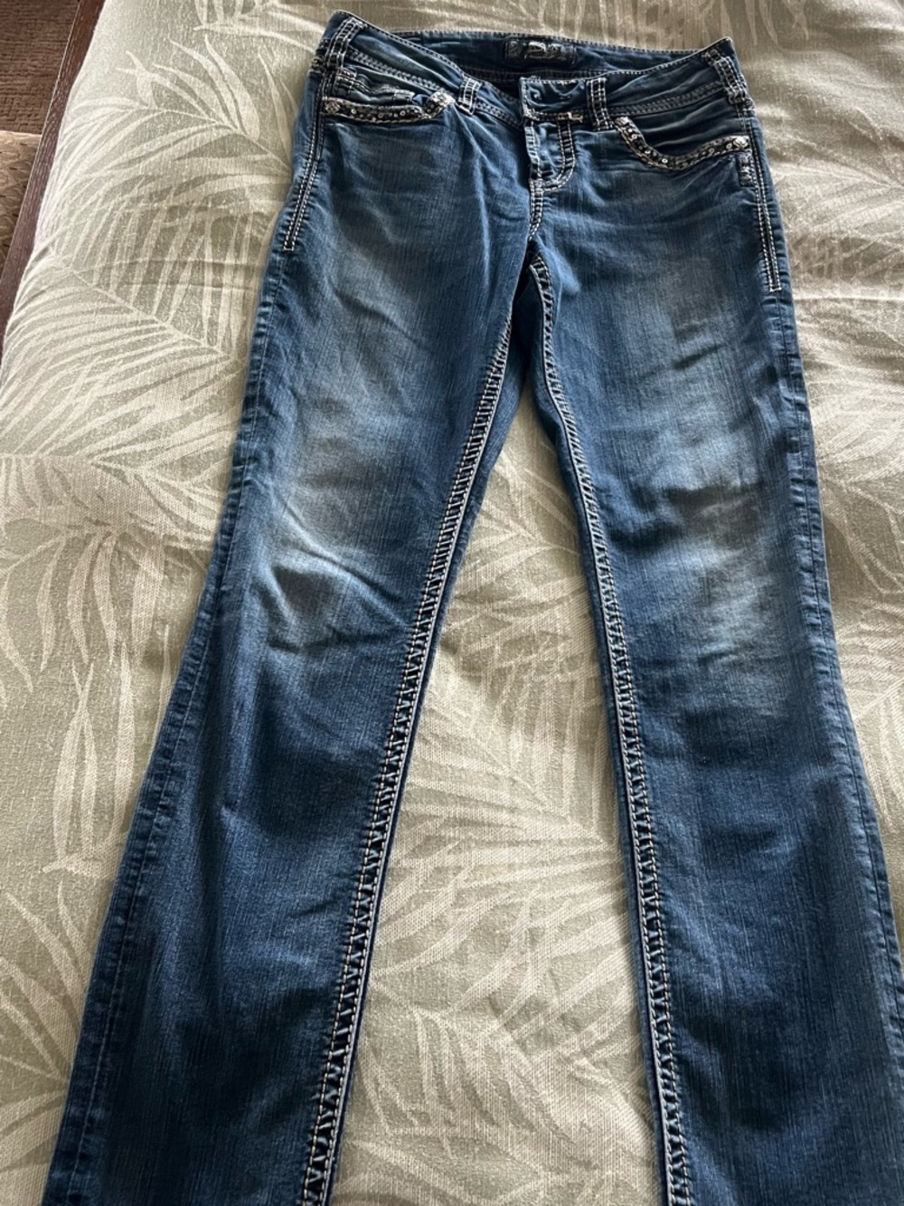 Silver Suki Mid Slim Women's Faded Blue Denim
